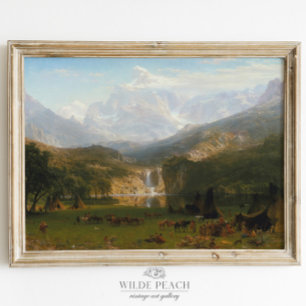 De schilderingen van het Rocky Mountains Landers Poster