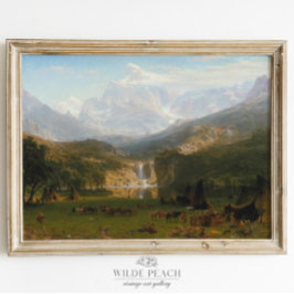 De schilderingen van het Rocky Mountains Landers Poster