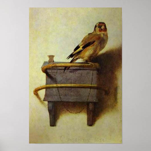 De schilderkunst van Goldfinch Poster (Voorkant)
