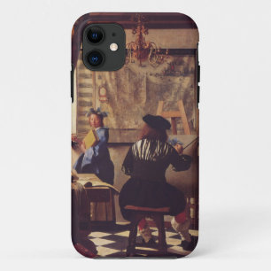 De Schilderkunst van Johannes Vermeer iPhone 11 Hoesje