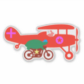 De schildpad en de haas sticker (Voorkant)