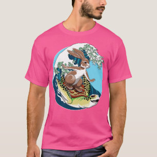 De schildpad en de haas Surfen vrienden T-shirt