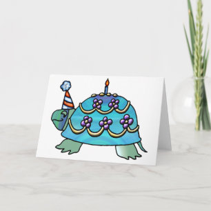 De Schildpad van de verjaardag Kaart