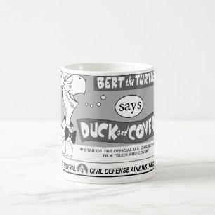 De schildpad waarschuwt koffiemok