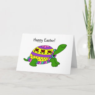 De schildpadkaart van Pasen Feestdagen Kaart