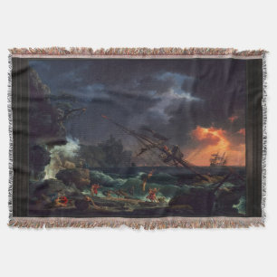 De schipbreuk van Claude Joseph Vernet Deken