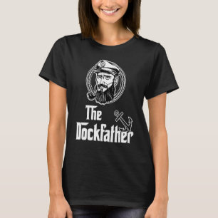 De schipper die de zeilen bijzet t-shirt