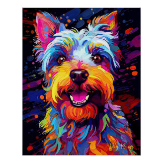 De Schnauzer Hond 001 - Zetton Ziana Perfect Poster