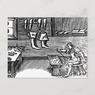 De schoenmaker briefkaart