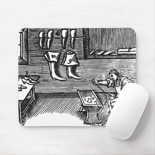 De schoenmaker muismat (Met muis)