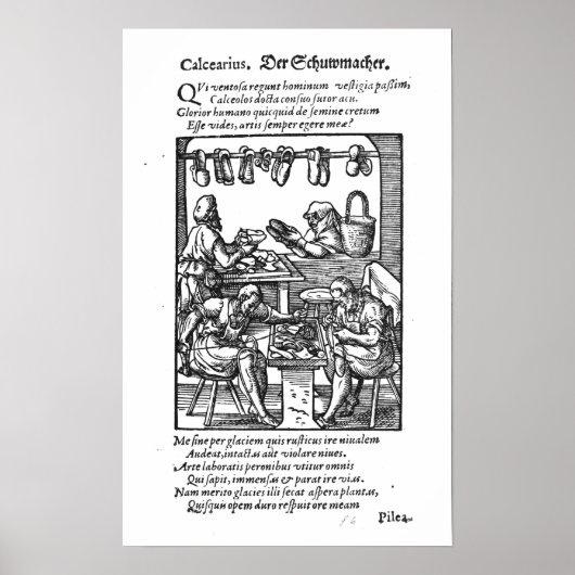 De schoenmaker poster (Voorkant)