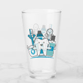 De Schone Teeth Gang Glas (Achterkant)