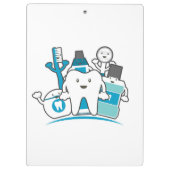 De Schone Teeth Gang Klembord (Achterkant)