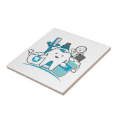 De Schone Teeth Gang Tegeltje (Zijkant)