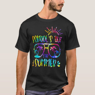 De school is afgelopen dag op school voor zomerbri t-shirt