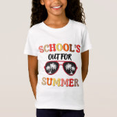 De school is in de zomer weg t-shirt (Voorkant)