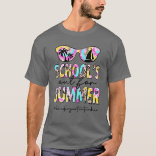 De school is uit voor zomerkleuteronderwijs Leider T-shirt