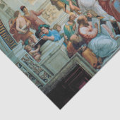 De school van Athene door Raphael Tissuepapier (Detail)