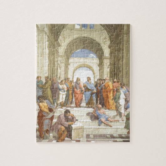De school van Athene Legpuzzel (Verticaal)
