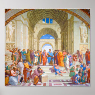 De school van Athene, Raphael Poster
