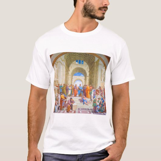 De school van Athene, Raphael T-shirt (Voorkant)