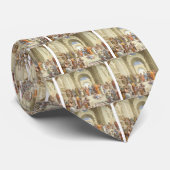 De school van Athene Stropdas (Opgerold)