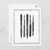 De School van het alfabet Briefkaart (Voorkant / Achterkant)