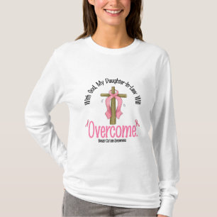 De schoondochter van borstkanker zal overwinnen t-shirt