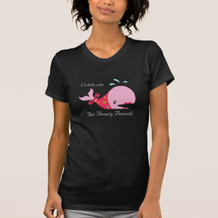 De schoonheid Beneath_pinkie de walvis vieren T-shirt