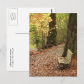 De schoonheid van de herfst briefkaart (Voorkant / Achterkant)