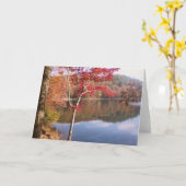 De Schoonheid van de herfst Kaart (Gele Bloem)