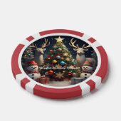 "De schoonheid van de kerstboom" Poker Chips (Enkel)