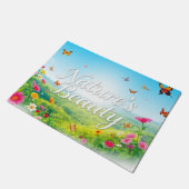 De schoonheid van de natuur deurmat (Schuin)