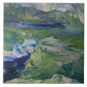 De schoonheid van de natuur tegeltje (Voorkant)