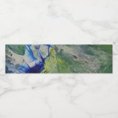 De schoonheid van de natuur waterfles etiket (Enkel label)