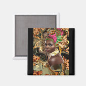 De schoonheid van een Afrikaanse Oerwoud bloem Magneet (Voorkant / Achterkant)