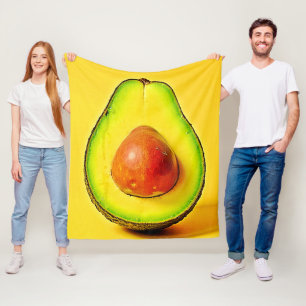 De schoonheid van een gezond avocado-ontwerp fleece deken