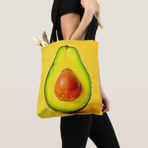 De schoonheid van een gezonde avocado draagtas