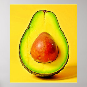 De schoonheid van een gezonde avocado poster