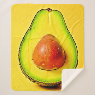 De schoonheid van een gezonde avocado sherpa deken