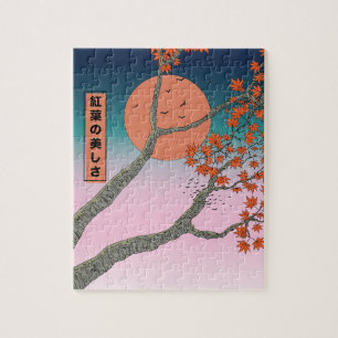 De schoonheid van espenbladeren legpuzzel