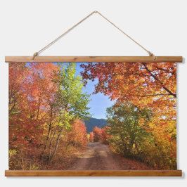 De schoonheid van herfstkleuren hangend wandkleed