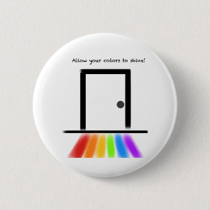 De schoonheid van het komen uit ronde button 5,7 cm