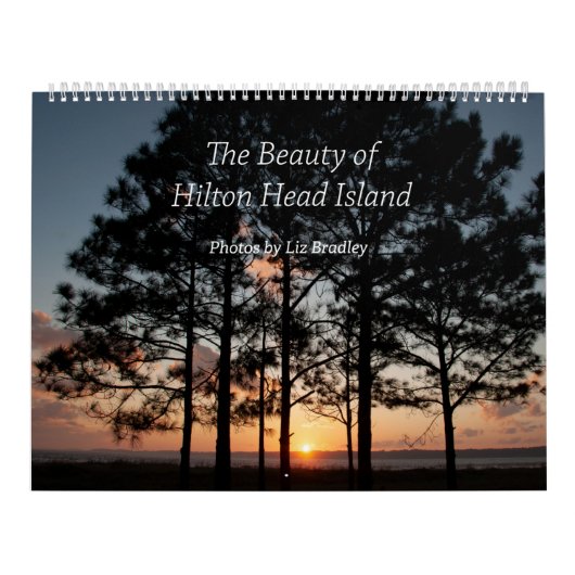 De schoonheid van Hilton Head Island Calendar Kalender (Hoes)
