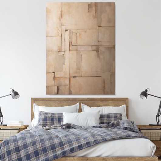 De schoonheid van imperfectie canvas afdruk (Insitu (Slaapkamer))