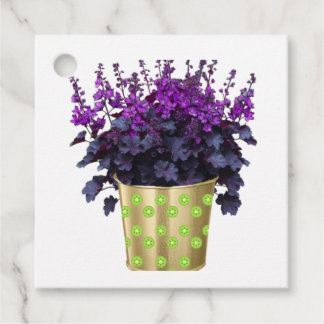 De schoonheid van kamerplanten en bloemen bedankjes labels