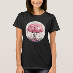 De schoonheid van Natuur in een kersenbloesemboom T-shirt