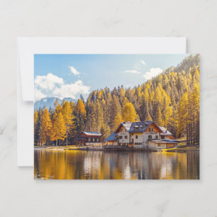 DE SCHOONHEID VAN NATUUR IN HET MEER BRIEFKAART