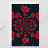 De schoonheid van Rozen: Floral Fantasy Briefpapier (Voorkant / Achterkant)