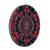 De schoonheid van Rozen: Floral Fantasy Dartbord (Voorkant Links)